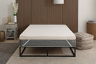 mattress topper on a bed in a lifestyle view