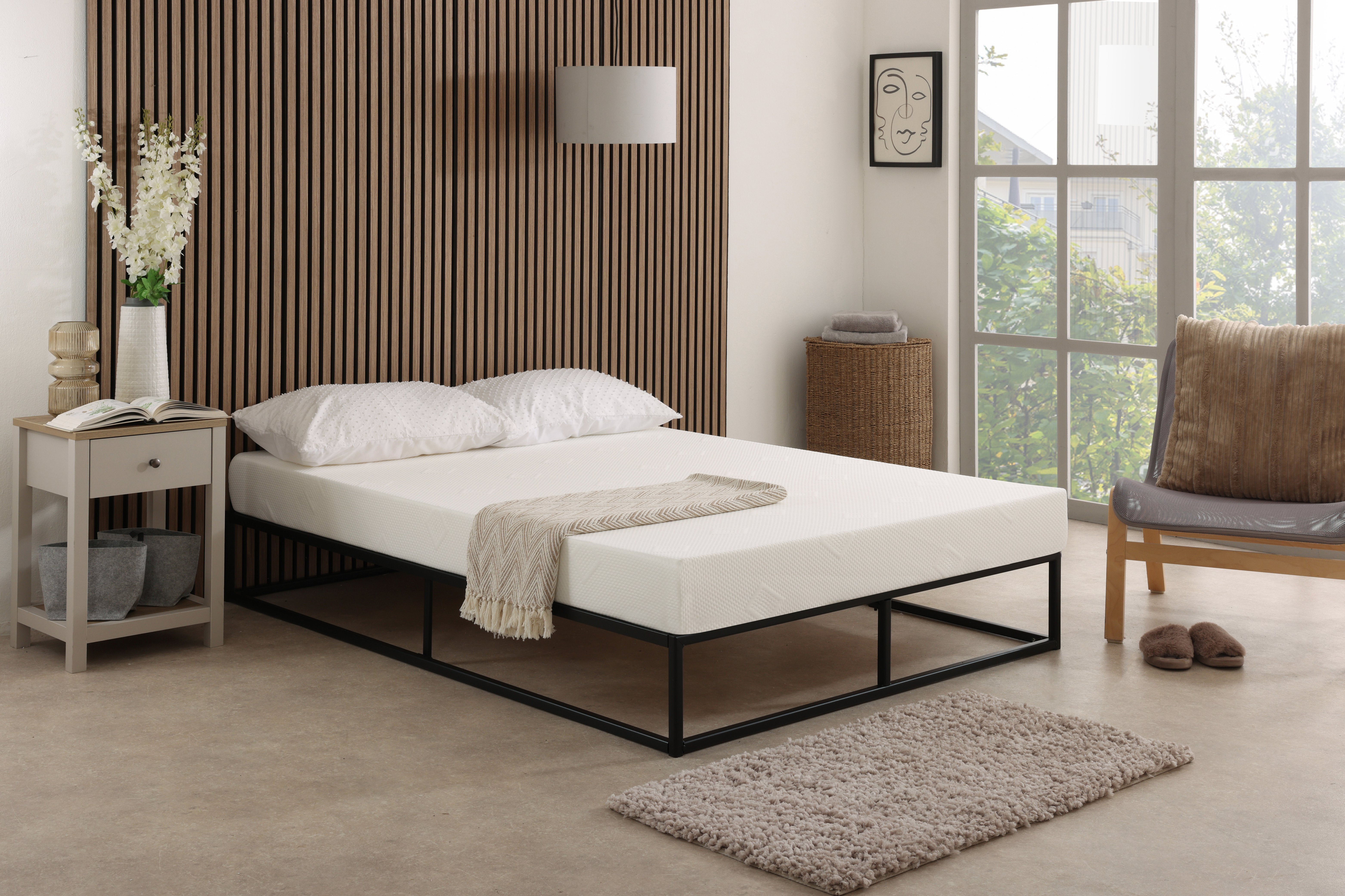 Westwood Core Memory Foam and Reflex Foam Mattress Balanced Comfort and Support 2ft6 Shorty Small Single 75cm x 175cm